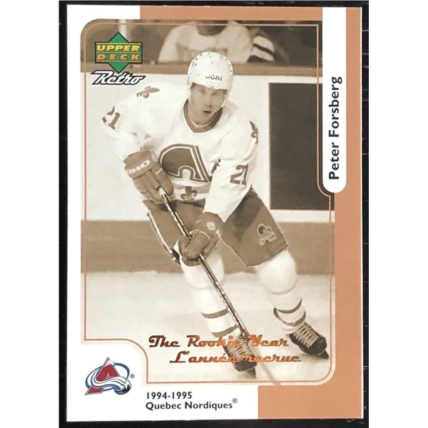 1999-2000 UPPER DECK RETRO PETER FORSBERG (HOF)