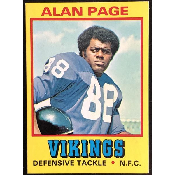 1974 TOPPS WONDER BREAD ALAN PAGE (HOF)
