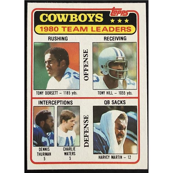 1981 TOPPS TONY DORSETT (HOF)