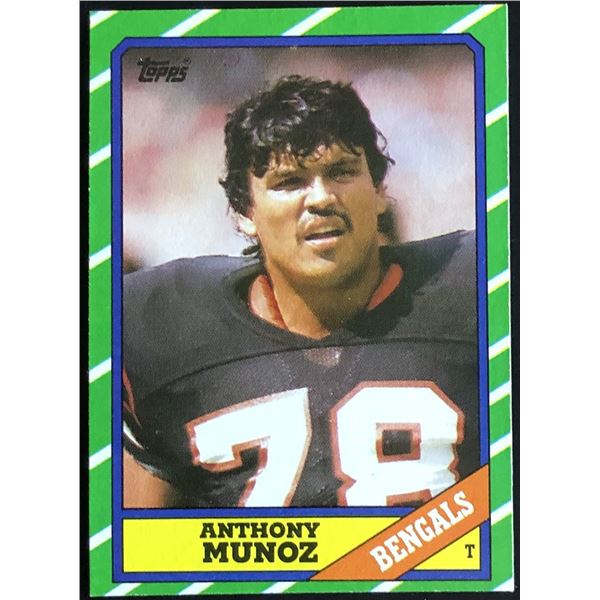 1986 TOPPS NFL ANTHONY MUNOZ (HOF)
