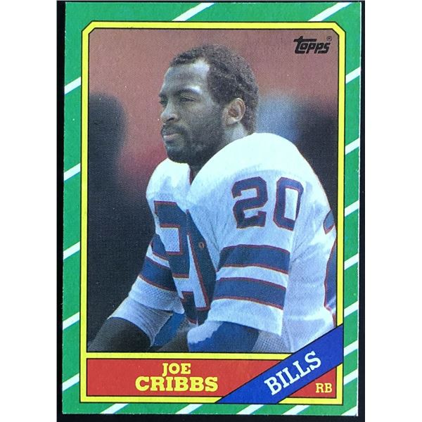 1986 TOPPS NFL JOE CRIBBS