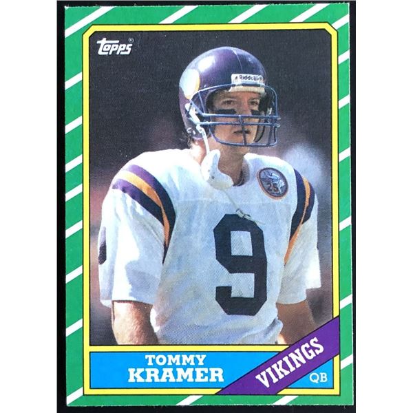 1986 TOPPS NFL TOMMY KRAMER