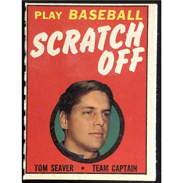 1970 O-PEE-CHEE TOM SEAVER SCRATCH OFF
