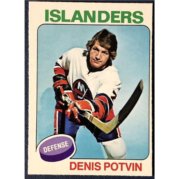 1975-76 O-PEE-CHEE DENIS POTVIN (HOF)
