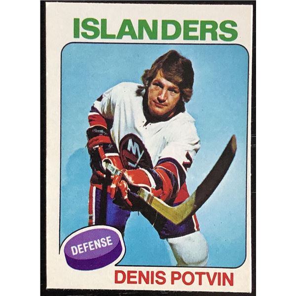 1975-76 O-PEE-CHEE DENIS POTVIN (HOF)