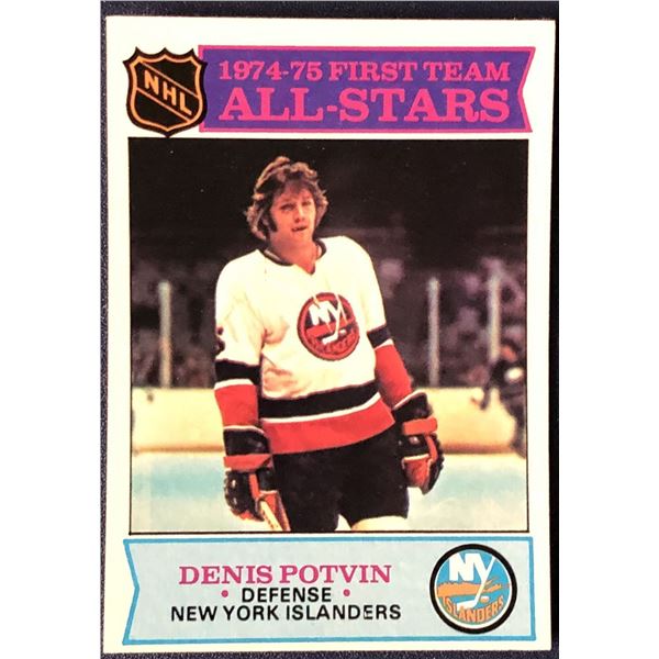 1975-76 TOPPS DENIS POTVIN (HOF)