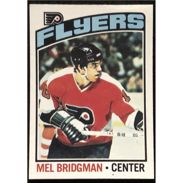 1976-77 O-PEE-CHEE MEL BRIDGMAN ROOKIE CARD