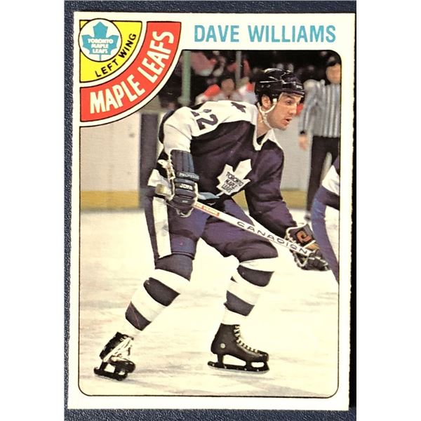 1978-79 O-PEE-CHEE DAVE 'TIGER' WILLIAMS