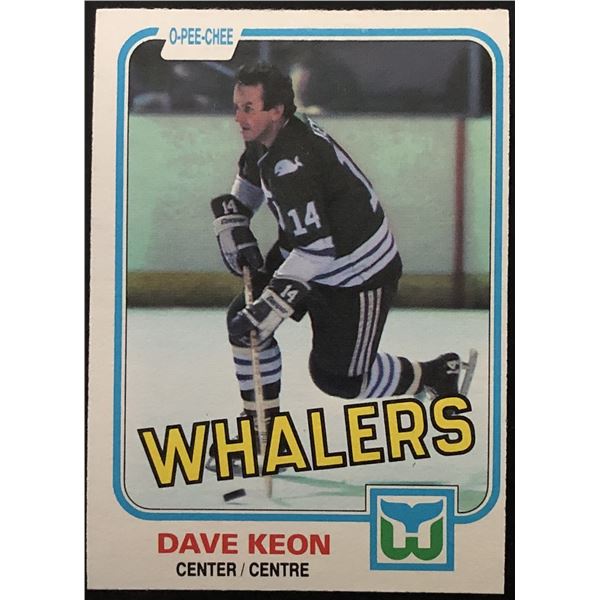 1981-82 O-PEE-CHEE DAVE KEON (HOF)