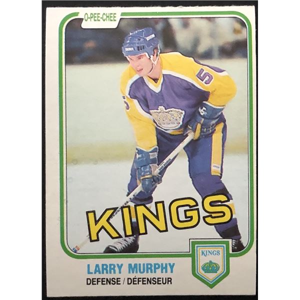 1981-82 O-PEE-CHEE LARRY MURPHY (HOF) ROOKIE CARD