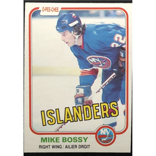 1981-82 O-PEE-CHEE MIKE BOSSY (HOF)