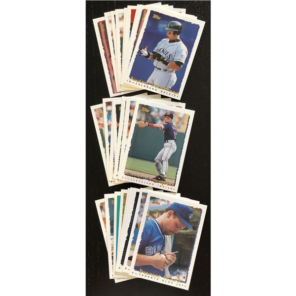 1995 TOPPS MLB COLLECTION - 25 CARDS