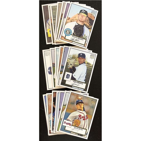2008 TOPPS HERITAGE ROOKIE CARDS COLLECTION - 25 CARDS