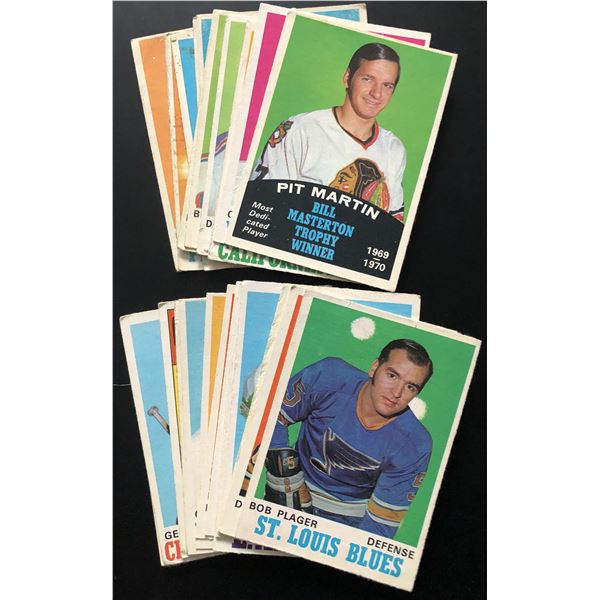 1970-71 O-PEE-CHEE NHL COLLECTION - 25 CARDS