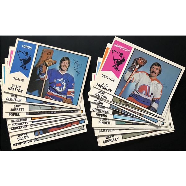 1974-75 O-PEE-CHEE WHA COLLECTION - 25 CARDS
