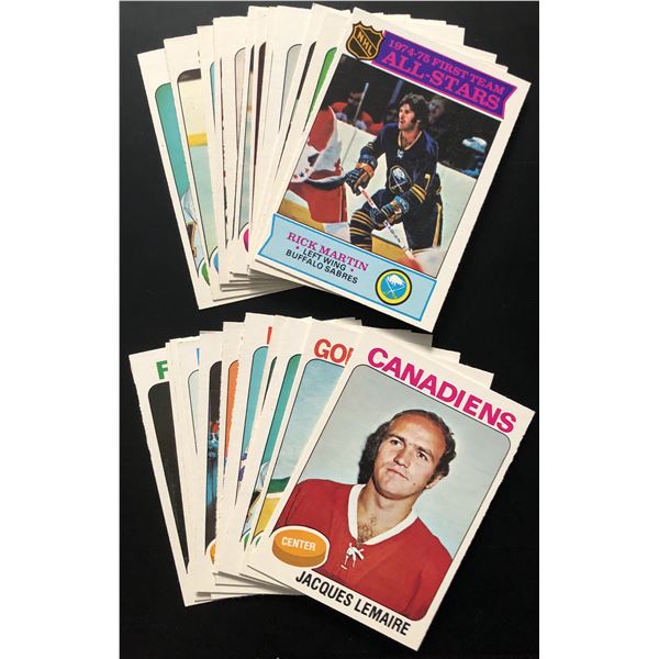 1975-76 O-PEE-CHEE NHL COLLECTION - 25 CARDS