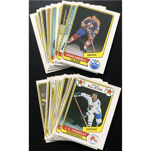 1976-77 O-PEE-CHEE WHA COLLECTION - 25 CARDS