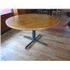 Image 2 : Round Wooden Table 55" Dia, 30"H