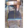 Image 8 : Rectangular Wooden Table 66" x 29" X 30"H & 4 Chairs w/ Upholstered Seats