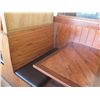 Image 8 : Qty 3 Wooden Tables w/ Booth Bench Seats 216" x 46" x 60"H (tables must mount to a wall)
