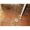 Image 2 : Metal Kitchen Work Table w/ Undershelf 34" x 30" x 34"H  (wheels frozen, does not roll)