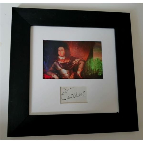 Charles XI of Sweden signature 1655-1697