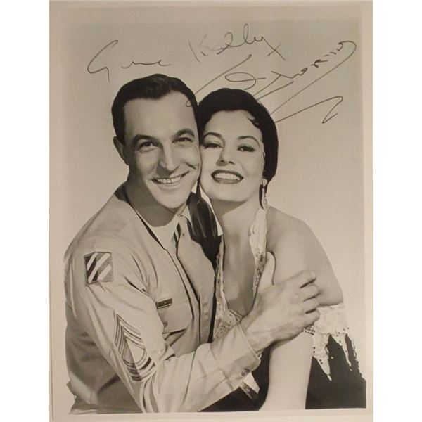 Gene Kelly and Cyd Charisse signed photo