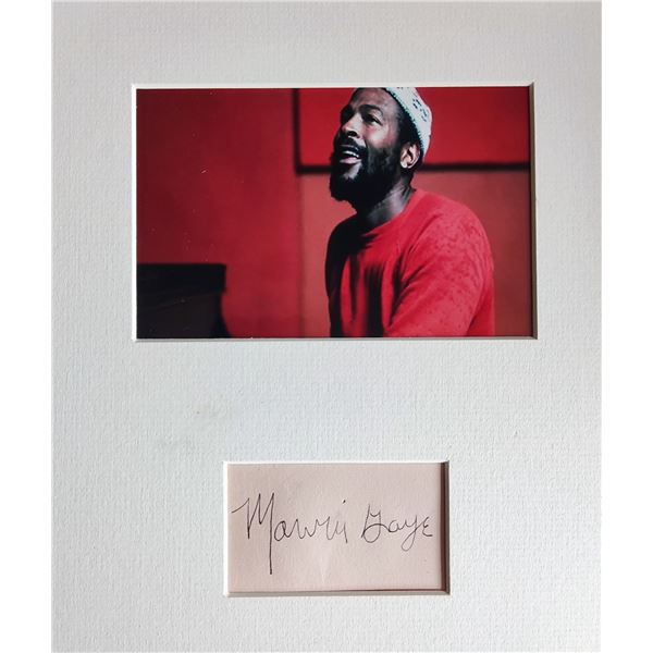 Marvin Gaye autograph (1939-1984).