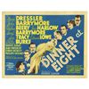 Image 1 : Dinner at Eight (MGM, 1933). Title Lobby Card.