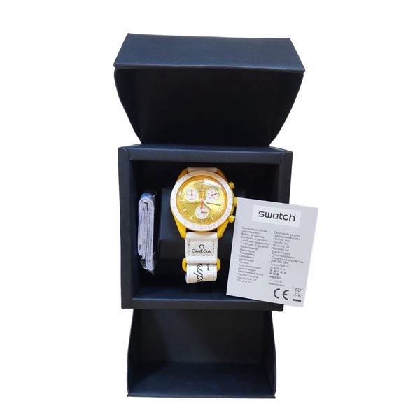 Brand new Mission to the Sun Bioceramic MoonSwatch.