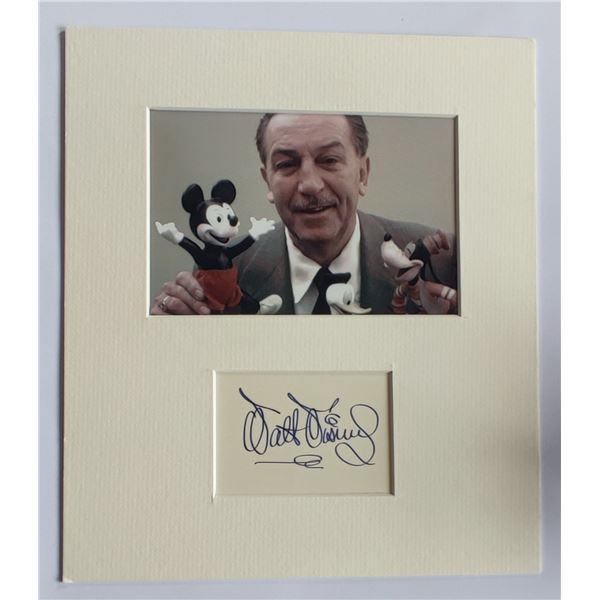 Walt Disney autograph (1901-1966).