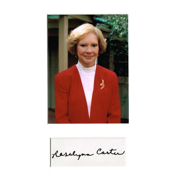 Rosalynn Carter autograph (1927-2023).