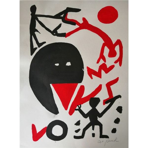 A R Penck  (1939-2017): Untitled.