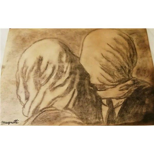 René Magritte: Les Amants [The lovers] 2, 1928