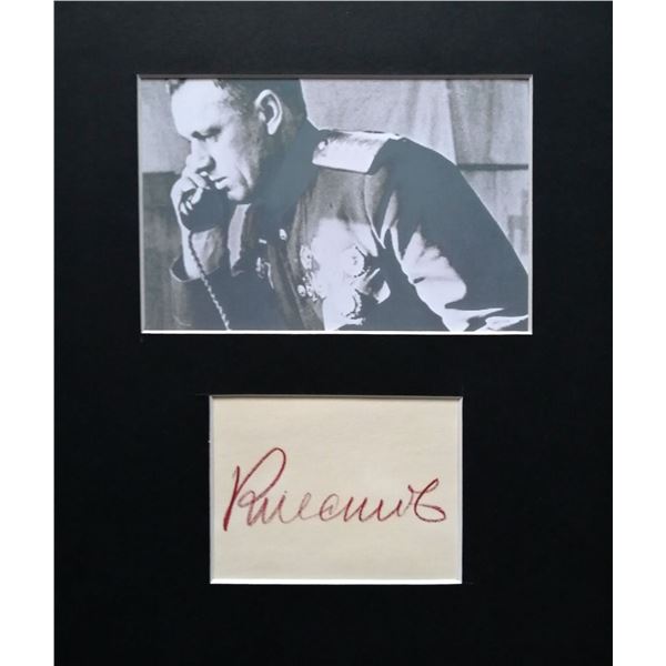 Konstantin Rokossousky autograph. (1896-1968).