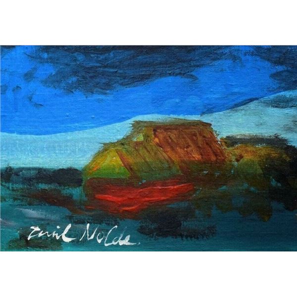 Emil Nolde painting (1867-1956).