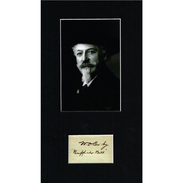 Buffalo Bill signature. (1846-1917).