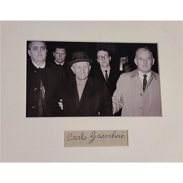 Carlo Gambino autograph 1926-1976.