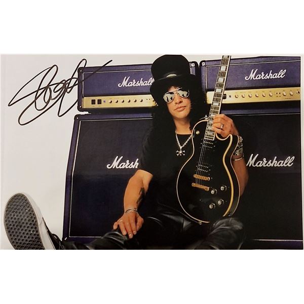 Slash signed photograph.