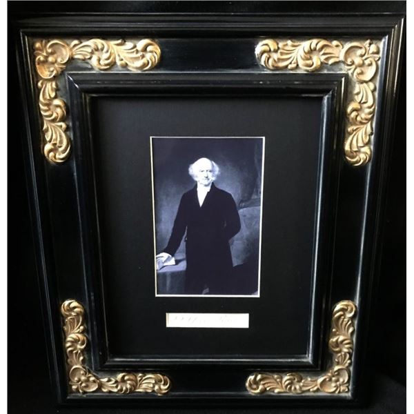 8th US President signature 1782-1862.