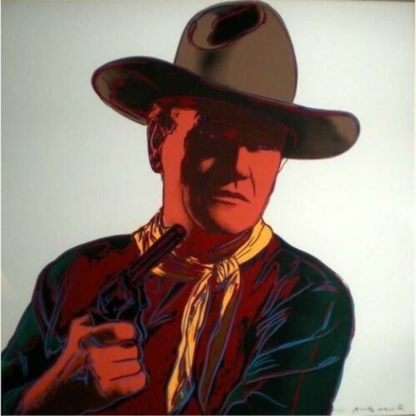 Andy Warhol lithograph, "John Wayne", Printers proof of 15.