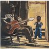 Image 2 : Joseph Delaney O/B Genre Scene, Man with Child