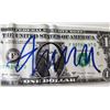 Image 2 : 45th and 47th US President Donald Trump signed dollar bill.