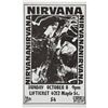 Image 1 : Nirvana Omaha Lifticket Lounge Concert Poster.