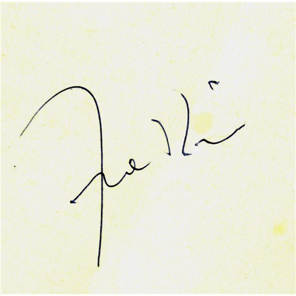 Freddie Mercury autograph (1946-1991).