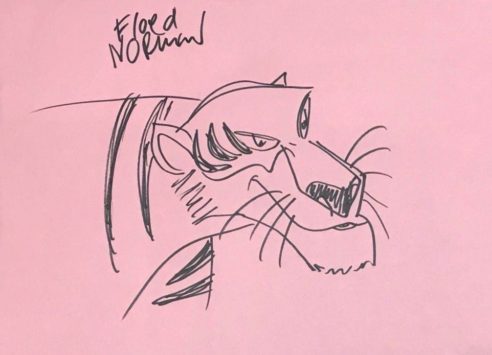 Floyd Norman drawing. 1935-