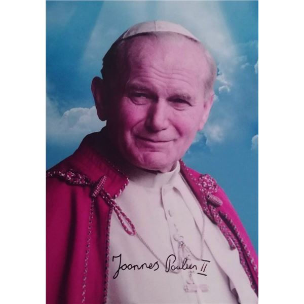 Pope John Paul II autograph. 1920-2005.