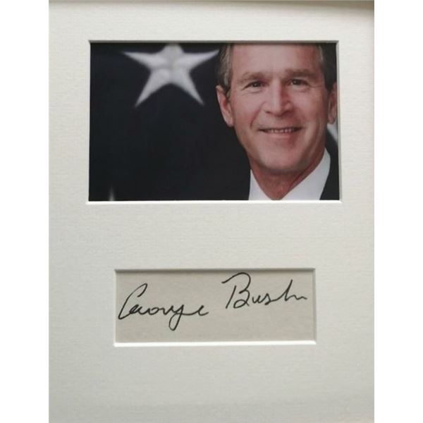US President George Bush autograph (1946-).