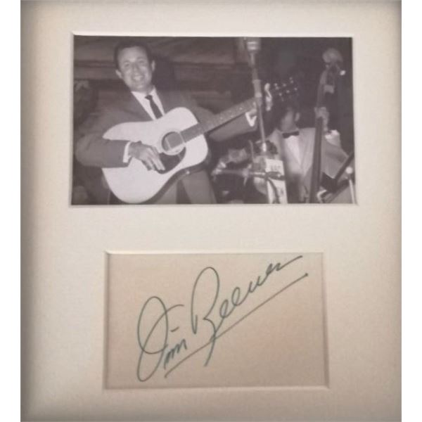 Jim Reeves autograph. 1923-1964.