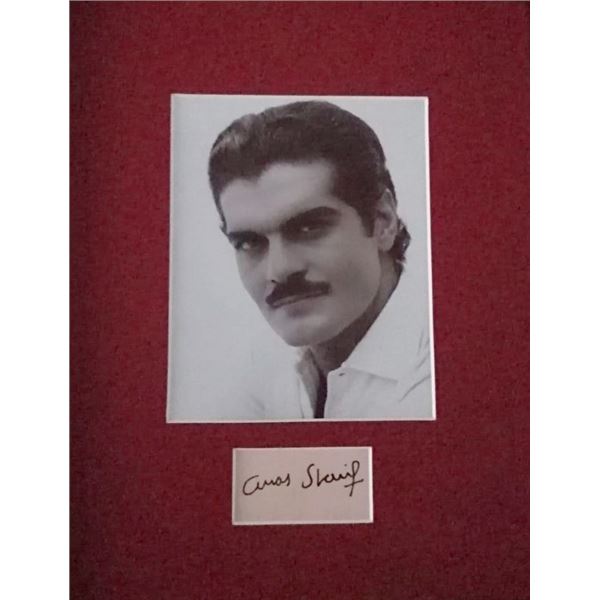 Omar Sharif autograph. 1932-2015